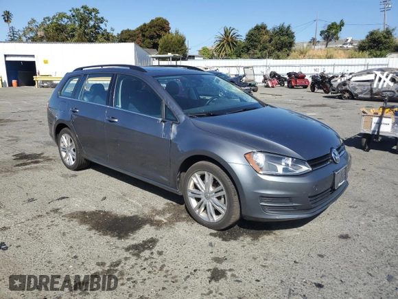 2016 Volkswagen Golf SportWagen TSI S with VIN 3VWC17AU8GM523985, listed as a Copart auction lot 64957854 with 52,609 mi miles and Salvage Title. Bid and sale history available at carsss.com. Image 4.