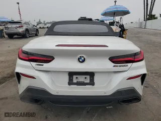 2019 BMW 8 Series M850i xDrive with VIN WBAFY4C57KBX38867, listed as a Copart auction lot 76091124 with 25,850 mi miles and Salvage Title. Bid and sale history available at carsss.com. Image 6.