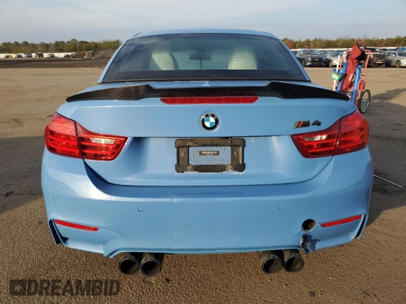 2016 BMW M4 with VIN WBS3U9C50GP969479, listed as a Copart auction lot 40458044 with 140,885 mi miles. Bid and sale history available at carsss.com. Image 6.