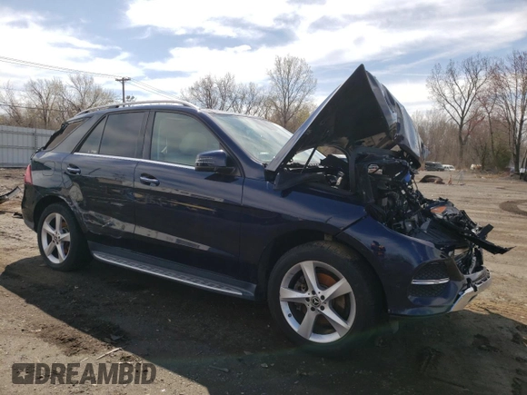 2018 Mercedes-Benz GLE 350 with VIN 4JGDA5HB7JB038361, listed as a Copart auction lot 53109045 with Not provided miles and Non repairable. Bid and sale history available at DreamBid. Image 4.