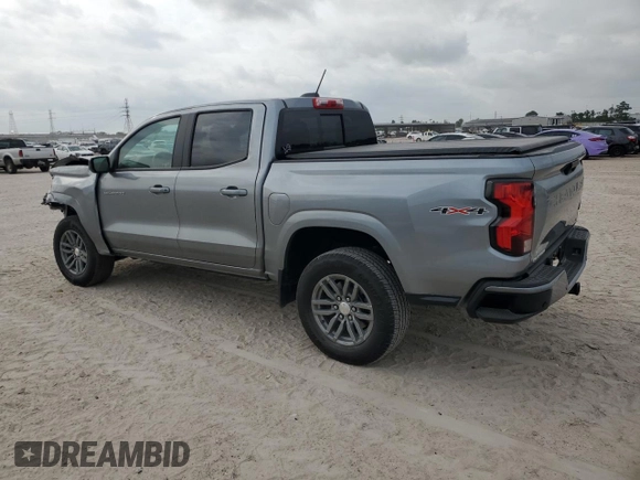 2023 Chevrolet Colorado 4WD LT z VIN 1GCPTCEK2P1208273, wystawiony jako Copart lot #53831945 z przebiegiem 19 113 mil mil oraz Szkody całkowita. Historia ofert i sprzedaży dostępna na DreamBid. Obrazek 2.