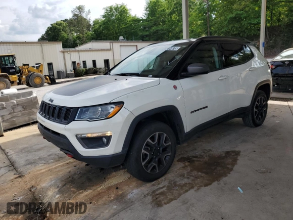 2019 Jeep Compass Trailhawk with VIN 3C4NJDDB6KT747940, listed as a Copart auction lot 55314575 with 73,507 mi miles and Clean Title. Bid and sale history available at DreamBid. Image 1.