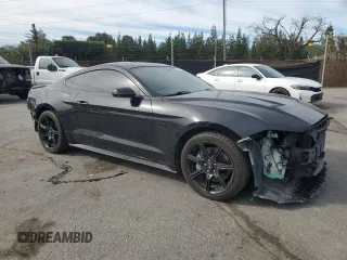 2019 Ford Mustang GT with VIN 1FA6P8CF1K5118865, listed as a Copart auction lot 47283645 with 41,916 mi miles and Salvage Title. Bid and sale history available at carsss.com. Image 4.
