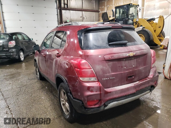 2021 Chevrolet Trax LT with VIN KL7CJPSM6MB364658, listed as a Copart auction lot 87132494 with 99,085 mi miles and Salvage Title. Bid and sale history available at carsss.com. Image 2.