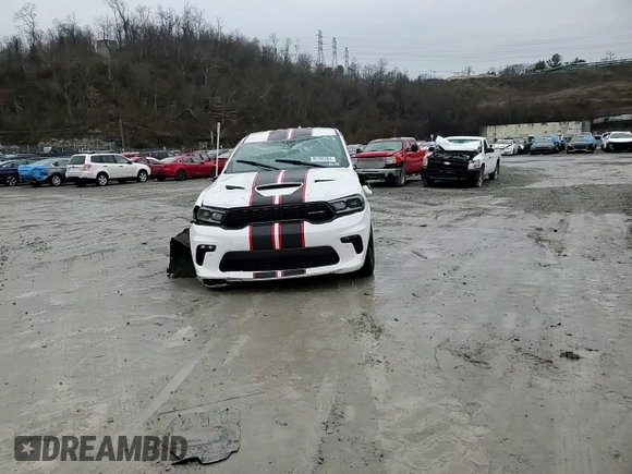 2021 Dodge Durango R/T with VIN 1C4SDJCT9MC878149, listed as a Copart auction lot 85306284 with Not provided miles and Salvage title. Bid and sale history available at DreamBid. Image 12.
