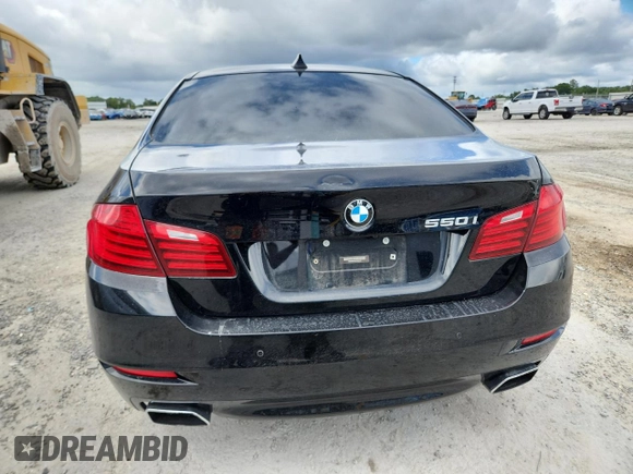 2014 BMW 5 Series 550i with VIN WBAKN9C50ED680744, listed as a Copart auction lot 64983425 with 161,172 mi miles and Clean title. Bid and sale history available at DreamBid. Image 6.