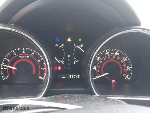 2011 Toyota Highlander with VIN 5TDZK3EH8BS028548, listed as a IAAI auction lot 41346300 with 198,043 mi miles. Bid and sale history available at carsss.com. Image 7.
