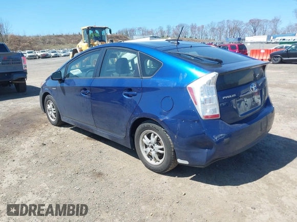 2011 Toyota Prius I with VIN JTDKN3DU4B1456329, listed as a IAAI auction lot 42059623 with 192,402 mi miles. Bid and sale history available at carsss.com. Image 3.
