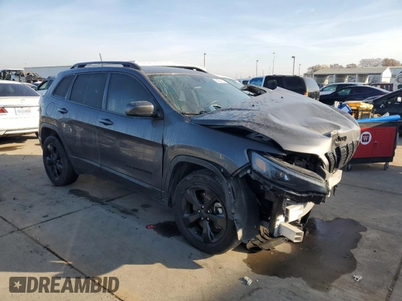 2021 Jeep Cherokee Altitude with VIN 1C4PJMLB3MD142258, listed as a Copart auction lot 84544974 with Not provided miles and Salvage title. Bid and sale history available at DreamBid. Image 4.