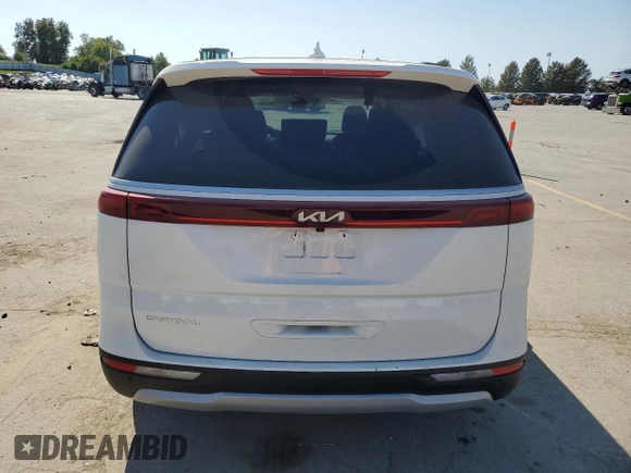 2024 Kia Carnival LX with VIN KNDNB4H3XR6352468, listed as a Copart auction lot 41516195 with 24,753 mi miles and Salvage Title. Bid and sale history available at carsss.com. Image 6.