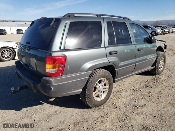 2002 Jeep Grand Cherokee Laredo with VIN 1J4GW48S52C169047, listed as a Copart auction lot 88548745 with 160,258 mi miles and Salvage Title. Bid and sale history available at carsss.com. Image 3.
