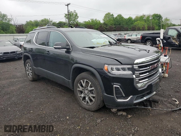 2020 GMC Acadia SLE with VIN 1GKKNRLS7LZ195692, listed as a Copart auction lot 57106115 with 81,555 mi miles and Salvage title. Bid and sale history available at DreamBid. Image 4.