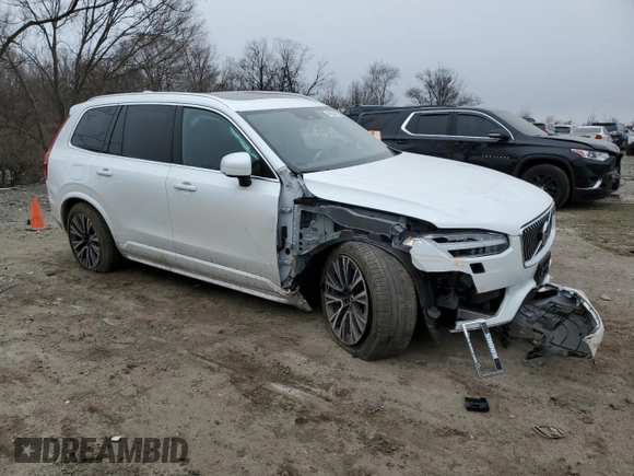 2021 Volvo XC90 Momentum with VIN YV4102PK5M1764561, listed as a Copart auction lot 45925475 with 0 mi miles and Salvage Title. Bid and sale history available at carsss.com. Image 4.