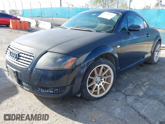 2002 Audi TT with VIN TRUSC28N421019228, listed as a IAAI auction lot 41783614 with 183,185 mi miles. Bid and sale history available at carsss.com. Image 2.