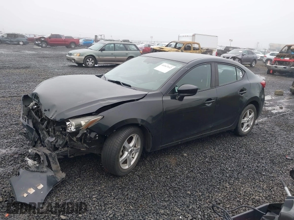 2015 Mazda 3 i SV with VIN JM1BM1T73F1243820, listed as a IAAI auction lot 41167112 with 126,063 mi miles. Bid and sale history available at carsss.com. Image 2.
