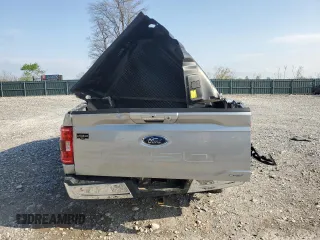 2022 Ford F-150 XL with VIN 1FTEW1EP5NKE03502, listed as a Copart auction lot 52401325 with 0 mi miles and Salvage Title. Bid and sale history available at carsss.com. Image 6.