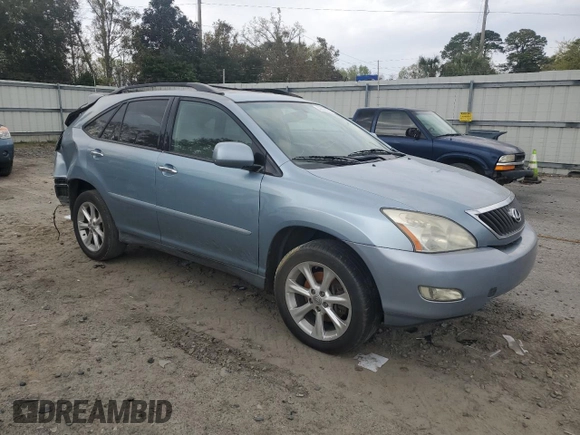2009 Lexus RX 350 with VIN 2T2GK31U29C069945, listed as a Copart auction lot 49680185 with 248,237 mi miles and Salvage Title. Bid and sale history available at DreamBid. Image 4.