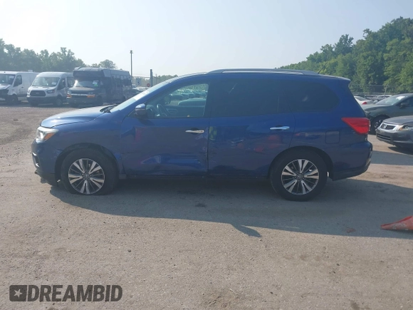2017 Nissan Pathfinder SV with VIN 5N1DR2MM4HC675341, listed as a IAAI auction lot 40087490 with 95,106 mi miles. Bid and sale history available at carsss.com. Image 14.