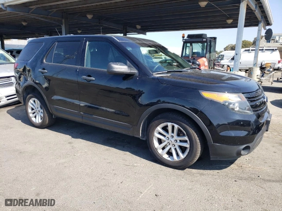 2015 Ford Utility Police Interceptor with VIN 1FM5K8AR7FGB13029, listed as a Copart auction lot 73096614 with 129,695 mi miles and Clean Title. Bid and sale history available at carsss.com. Image 4.