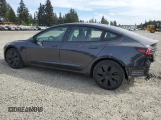 2024 Tesla Model 3 Long Range with VIN 5YJ3E1EB9RF816038, listed as a Copart auction lot 56047485 with 8,786 mi miles and Salvage Title. Bid and sale history available at DreamBid. Image 2.