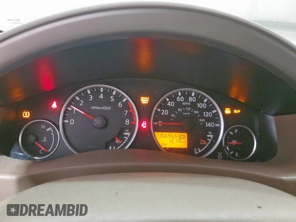 2005 Nissan Pathfinder LE with VIN 5N1AR18U45C705005, listed as a Copart auction lot 61138245 with 156,966 mi miles and Salvage title. Bid and sale history available at DreamBid. Image 9.
