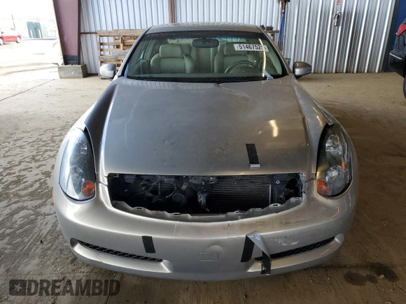 2003 Infiniti G35 Coupe w/Leather with VIN JNKCV54E03M216329, listed as a Copart auction lot 51467525 with 58,774 mi miles and Salvage Title. Bid and sale history available at carsss.com. Image 5.