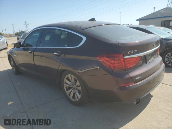 2013 BMW 5 Series 535i Gran Turismo xDrive with VIN WBASP2C59DC339106, listed as a Copart auction lot 76630304 with 130,575 mi miles and Salvage title. Bid and sale history available at DreamBid. Image 2.