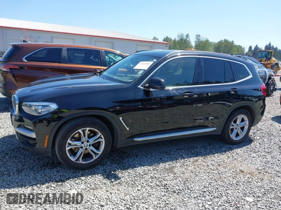 2020 BMW X3 xDrive30i with VIN 5UXTY5C02LLT36913, listed as a IAAI auction lot 42163966 with 90,792 mi miles and . Bid and sale history available at DreamBid. Image 14.