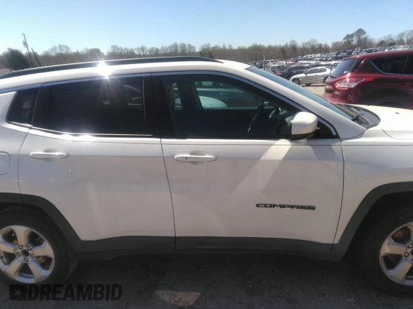 2018 Jeep Compass Latitude with VIN 3C4NJCBB3JT227044, listed as a IAAI auction lot 41853868 with 75,356 mi miles. Bid and sale history available at carsss.com. Image 13.