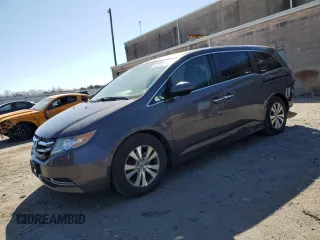 2014 Honda Odyssey EX with VIN 5FNRL5H42EB034422, listed as a Copart auction lot 48226825 with 150,423 mi miles and Clean Title. Bid and sale history available at carsss.com. Image 1.