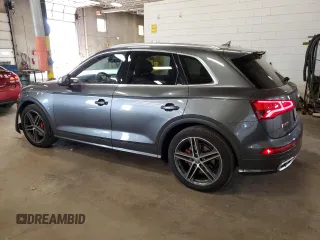 2019 Audi SQ5 Prestige with VIN WA1C4AFYXK2069963, listed as a Copart auction lot 55165124 with 50,558 mi miles and Salvage Title. Bid and sale history available at DreamBid. Image 2.