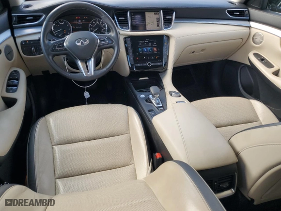 2021 Infiniti QX50 ESSENTIAL with VIN 3PCAJ5CA8MF100096, listed as a Copart auction lot 71441374 with 24,711 mi miles and Salvage Title. Bid and sale history available at carsss.com. Image 8.