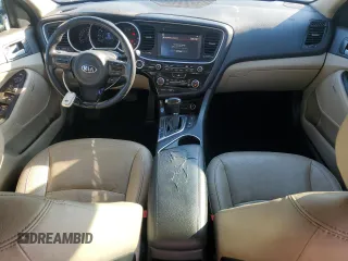 2015 Kia Optima EX with VIN 5XXGN4A71FG477921, listed as a Copart auction lot 46577475 with 117,873 mi miles and Salvage title. Bid and sale history available at DreamBid. Image 8.