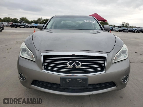 2011 Infiniti M37 with VIN JN1BY1AP8BM320930, listed as a Copart auction lot 79931304 with 102,070 mi miles and Salvage Title. Bid and sale history available at carsss.com. Image 5.
