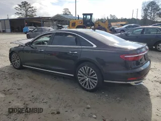 2021 Audi A8 with VIN WAU8DAF87MN025767, listed as a Copart auction lot 39482913 with 0 mi miles. Bid and sale history available at carsss.com. Image 2.