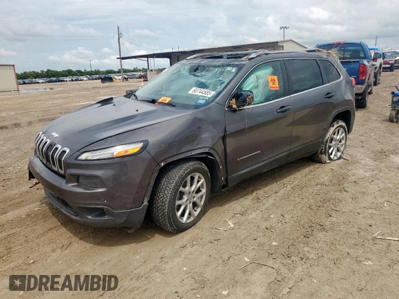2018 Jeep Cherokee Latitude Plus z VIN 1C4PJLLX5JD557003, wystawiony jako Copart lot #60744585 z przebiegiem Nie podano mil oraz Szkoda całkowita • Salvage title. Historia ofert i sprzedaży dostępna na DreamBid. Obrazek 1.