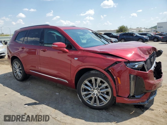 2020 Cadillac XT6 AWD Sport with VIN 1GYKPGRS1LZ109000, listed as a Copart auction lot 69247614 with 36,648 mi miles and Salvage Title. Bid and sale history available at carsss.com. Image 4.