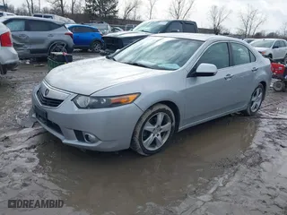 2012 Acura TSX Tech Pkg with VIN JH4CU2F61CC011454, listed as a IAAI auction lot 41673063 with 76,610 mi miles. Bid and sale history available at carsss.com. Image 17.