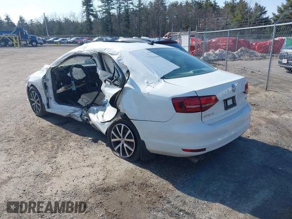 2017 Volkswagen Jetta SE with VIN 3VWDB7AJ7HM210497, listed as a IAAI auction lot 38571376 with 160,008 mi miles and . Bid and sale history available at DreamBid. Image 3.