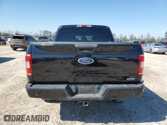 2020 Ford F-150 XL with VIN 1FTEW1C42LFA54457, listed as a Copart auction lot 44913025 with 94,661 mi miles and Salvage Title. Bid and sale history available at carsss.com. Image 6.