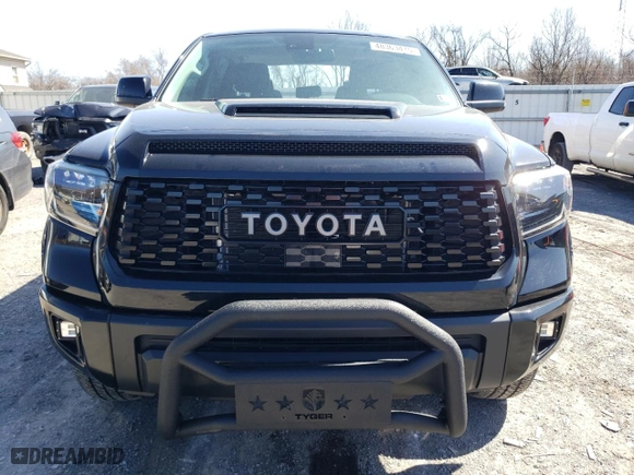 2021 Toyota Tundra 4WD SR5 with VIN 5TFDY5F14MX965660, listed as a Copart auction lot 48363415 with 57,861 mi miles and Salvage Title. Bid and sale history available at carsss.com. Image 5.