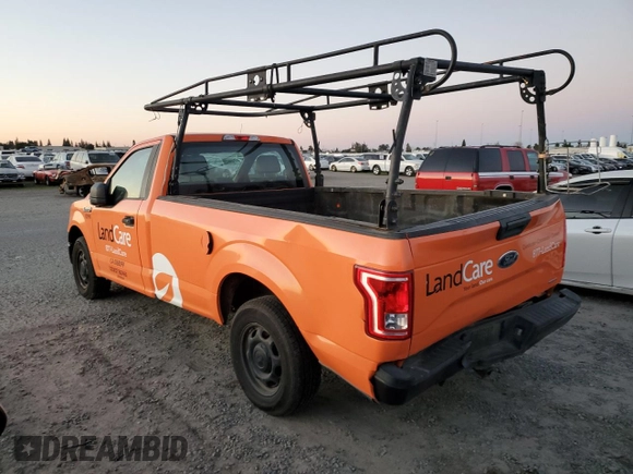 2016 Ford F-150 XL with VIN 1FTMF1CF5GKE51185, listed as a Copart auction lot 84257984 with 71,785 mi miles and Salvage Title. Bid and sale history available at carsss.com. Image 2.
