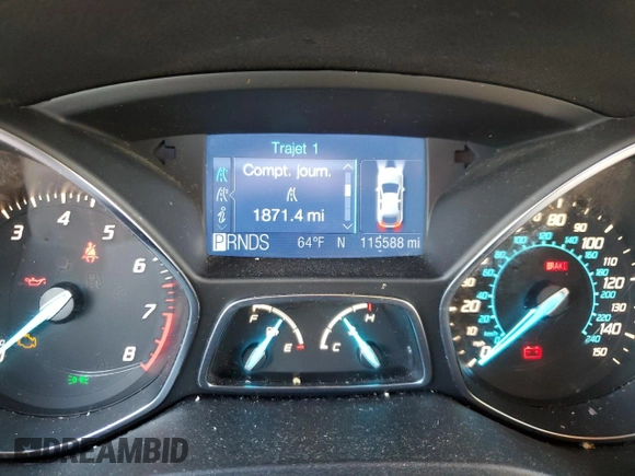 2013 Ford Escape S with VIN 1FMCU0F75DUA19949, listed as a Copart auction lot 51060135 with 115,588 mi miles and Salvage Title. Bid and sale history available at carsss.com. Image 9.