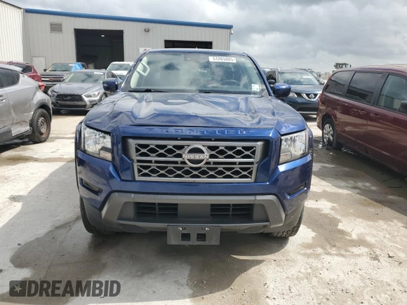 2022 Nissan Frontier SV z VIN 1N6ED1EJ5NN659197, wystawiony jako Copart lot #51265805 z przebiegiem 68 682 mil mil oraz Szkoda całkowita • Salvage title. Historia ofert i sprzedaży dostępna na DreamBid. Obrazek 5.