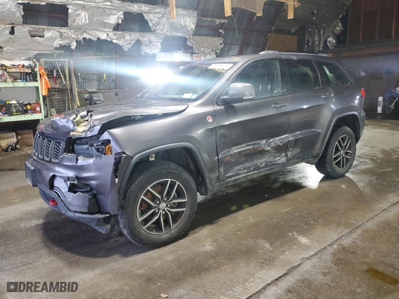 2018 Jeep Grand Cherokee Trailhawk with VIN 1C4RJFLG7JC507560, listed as a Copart auction lot 86556254 with 46,344 mi miles and Salvage Title. Bid and sale history available at carsss.com. Image 1.