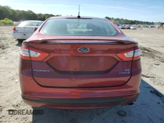 2016 Ford Fusion SE Hybrid with VIN 3FA6P0LU7GR162714, listed as a Copart auction lot 57532635 with 151,633 mi miles and Salvage title. Bid and sale history available at DreamBid. Image 6.