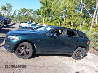 2018 Jaguar F-Pace with VIN SADCL2FN4JA260498, listed as a IAAI auction lot 41130261 with 128,313 mi miles and . Bid and sale history available at DreamBid. Image 14.