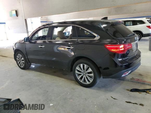 2016 Acura MDX Technology z VIN 5FRYD4H4XGB008316, wystawiony jako Copart lot #55479935 z przebiegiem 97 471 mil mil oraz Szkoda całkowita • Salvage title. Historia ofert i sprzedaży dostępna na DreamBid. Obrazek 2.