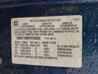 2000 GMC Jimmy SLT Convenience with VIN 1GKDT13W3Y2333652, listed as a Copart auction lot 47635405 with 216,336 mi miles and Clean Title. Bid and sale history available at carsss.com. Image 13.