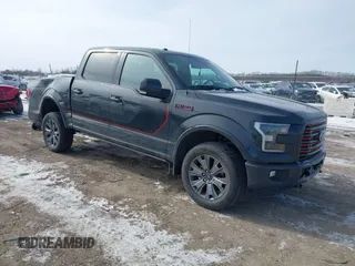 2016 Ford F-150 XLT with VIN 1FTEW1EF5GFC66144, listed as a IAAI auction lot 41607656 with 112,009 mi miles. Bid and sale history available at carsss.com. Image 1.